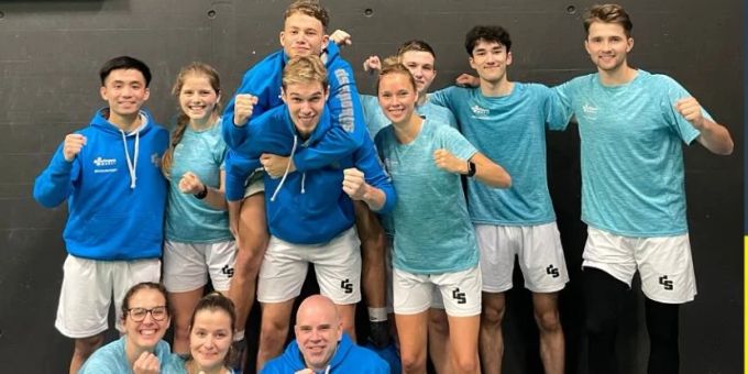 Teamfoto des BC Adliswil nach dem sonntäglichen Spiel. Teamfoto des BC Adliswil