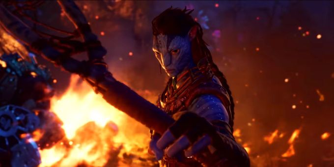 In «Avatar: Frontiers of Pandora» verteidigt man als Na'vi seine Heimat. avatar frontiers game