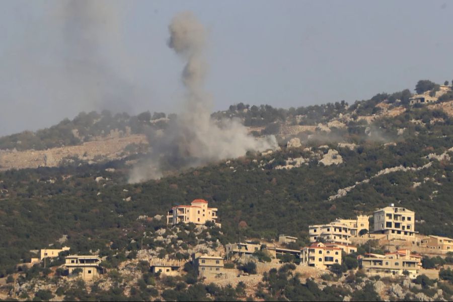 ... als auch israelische Raketen in Libanon sind in den letzten Tagen eingeschlagen.