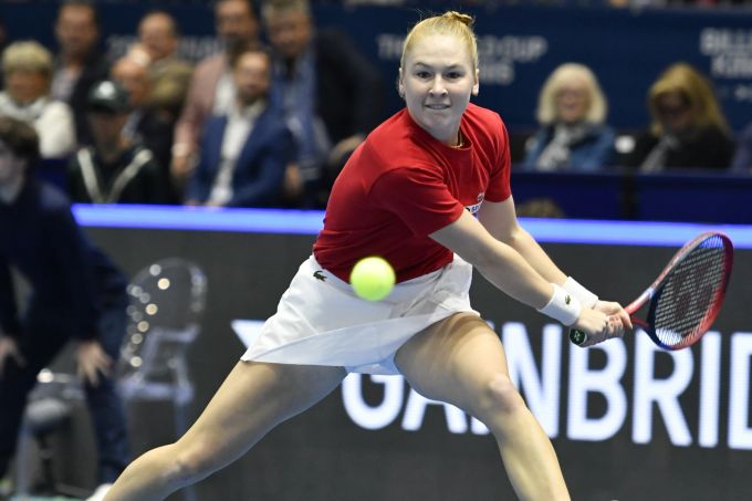 Celine Naef zeigt eine gute Leistung, kann aber nicht gewinnen. Celine Naef