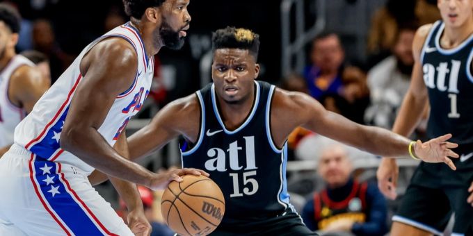 Clint Capela verliert mit den Atlanta Hawks. Clint Capela
