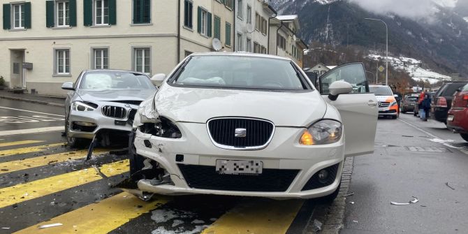 Verkehrsunfall in Schwanden