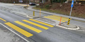 Unfallstelle in Cham