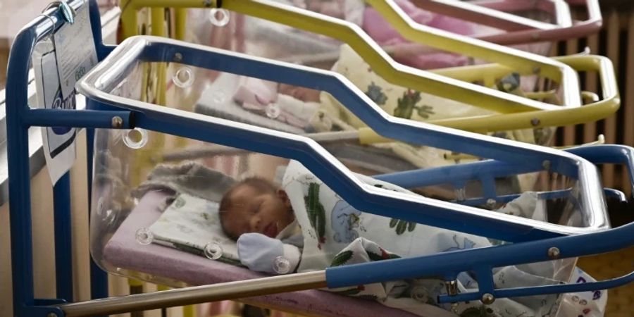 Babys auf Entbindungsstation