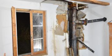 Passugg: Mottbrand bei Kaminrohr