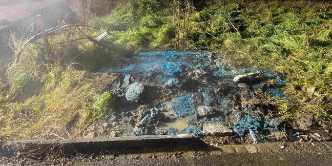 Kappel: Mobile Toilette nach Brand komplett zerstört Kappel: Mobile Toilette nach Brand komplett zerstört