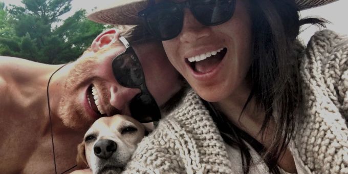 Prinz Harry und Herzogin Meghan in einer Szene der Dokumentation «Harry & Meghan». prinz Harry & Meghan