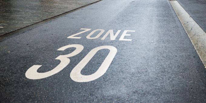 Tempo-30-Zone. (Symbolbild) Tempo-30-Zone. (Symbolbild)