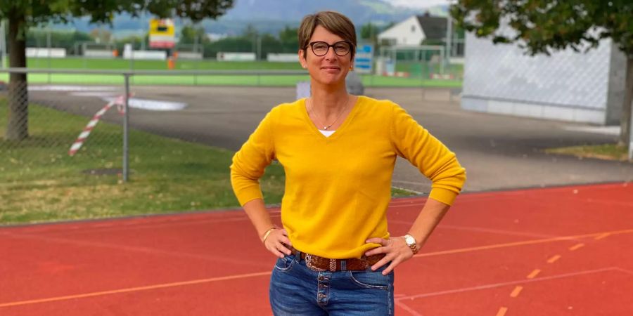 Geschäftsführerin des Fussballclubs Herrliberg: Angelika Haecker.