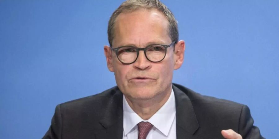 «Es hätte glücklichere Möglichkeiten gegeben, auf die Dringlichkeit aufmerksam zu machen»: Michael Müller. Foto: Stefanie Loos/AFP/dpa