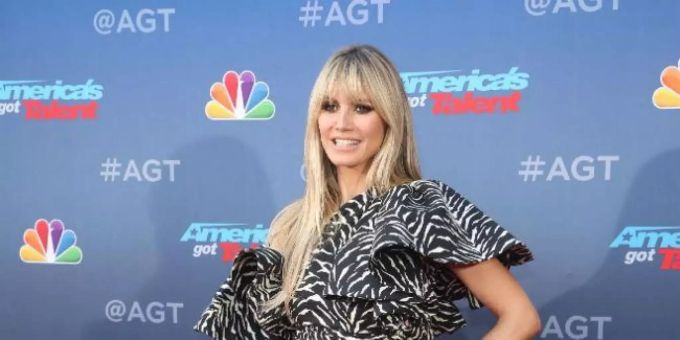 Heidi Klum auf dem roten Teppich. heidi klum
