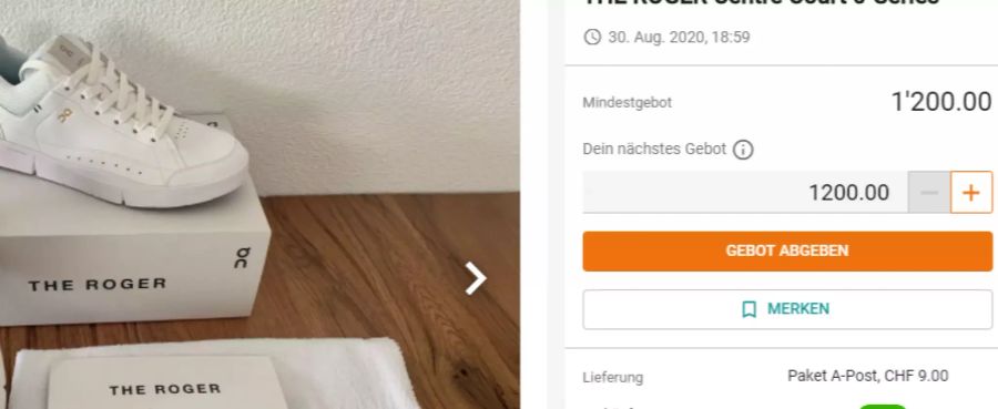 Dieser Verkäufer verlangt 1'200 Franken.