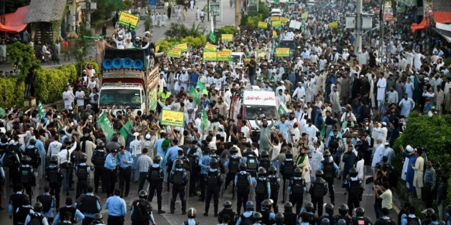 Proteste in Pakistan