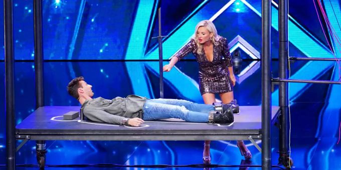 «Das Supertalent 2020»: Blake und Jurymitglied Evelyn Burdecki. «Das Supertalent 2020»
