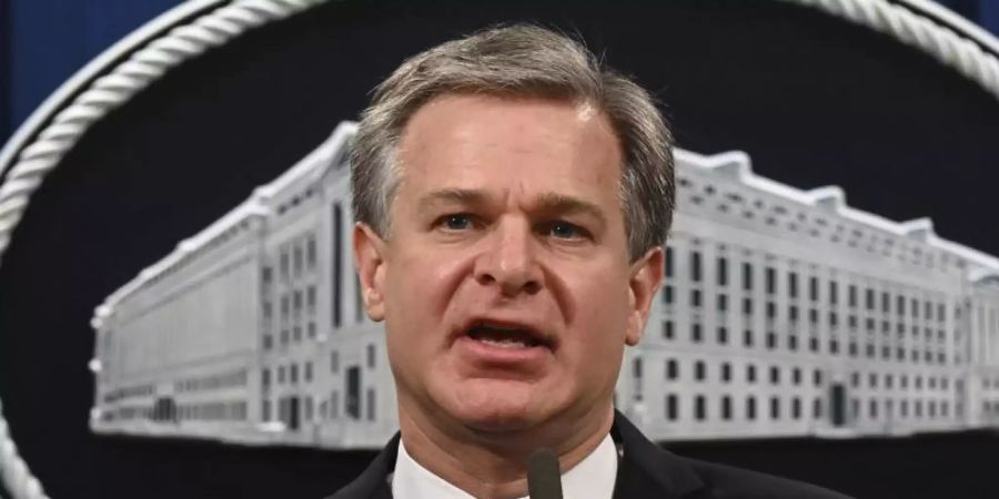 FBI-Direktor Christopher Wray versichert, dass keine Einmischung in die US-Wahl toleriert wird. Foto: Jim Watson/Pool AFP/AP/dpa