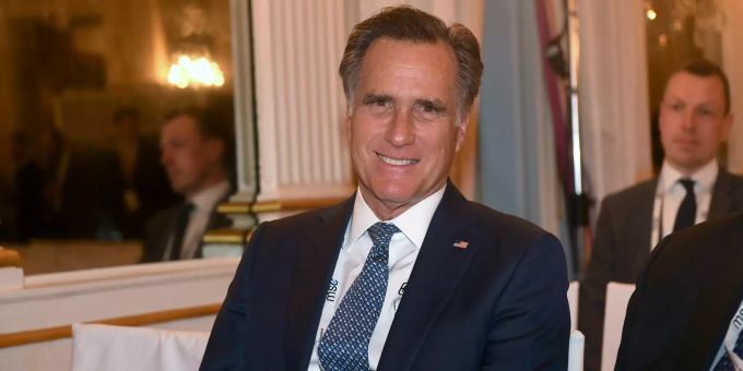 Der Republikaner Mitt Romney hat bei der US-Wahl nicht für Amtsinhaber Donald Trump gestimmt. mitt romney