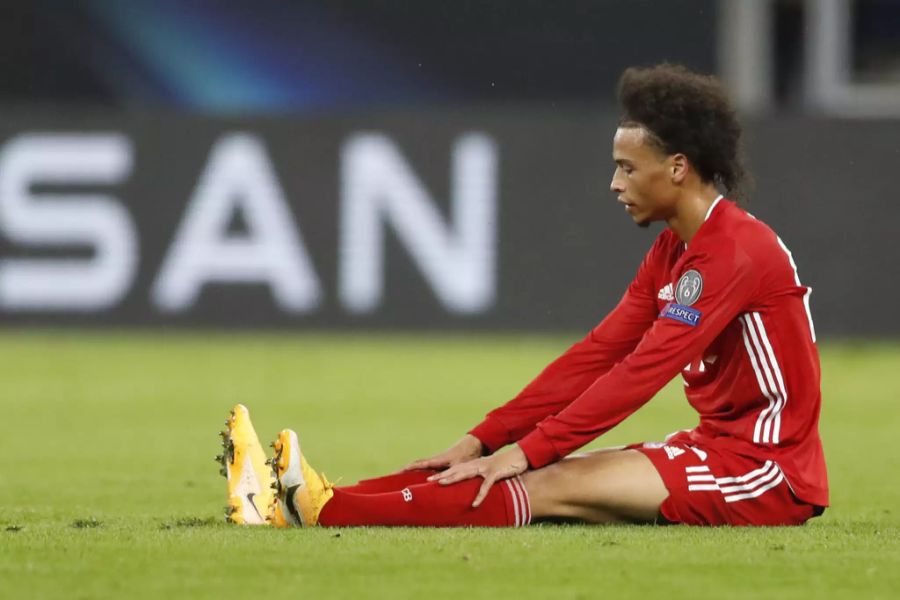 Leroy Sané fällt bei den Bayern mit einer Kapselverletzung im rechten Knie mehrere Wochen aus.