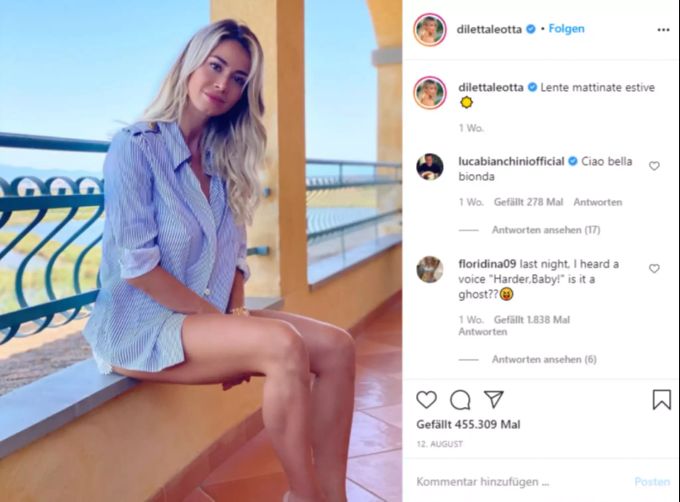 Zlatan Ibrahimovic Diletta Leotta
