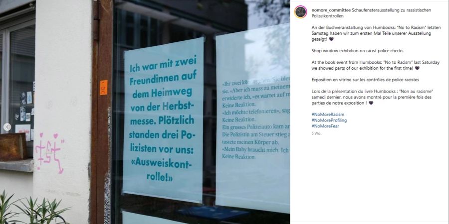 rassistische polizeikontrollen plakate