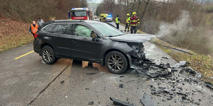 Frontalkollision Schupfart