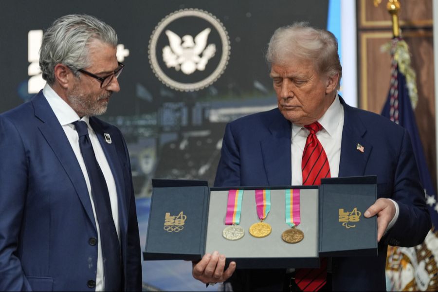 LA28 Donald Trump Medaillen