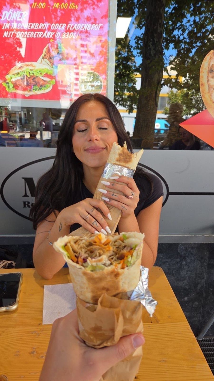 «Nicht eine Sekunde dachte ich dabei an etwas Sexuelles», sagt Dara Masi zu ihrem Kebab-Post.