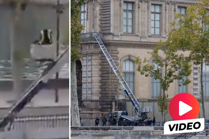 Louvre Diebe Flucht Möbel-Lift