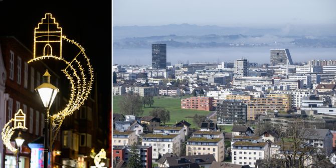 zug weihnachtsbeleuchtung