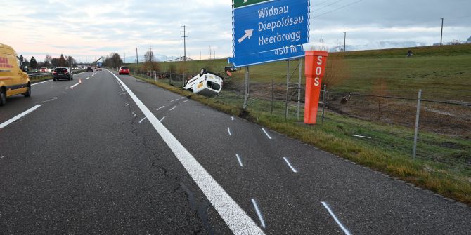Auffahrkollision auf A13