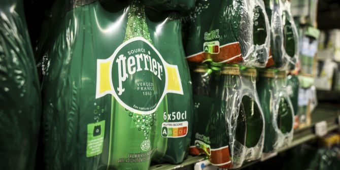 Perrier-Mineralwasser
