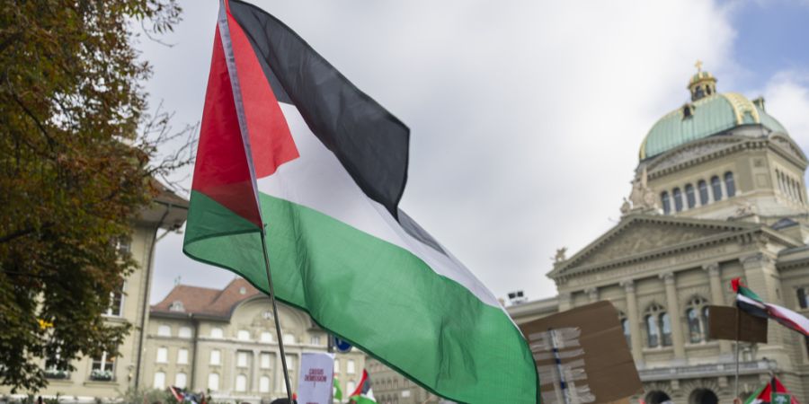 Palästina Flagge Schweiz