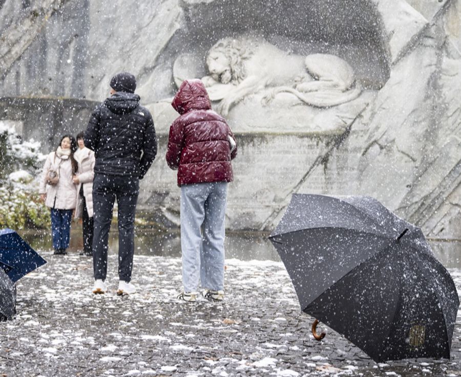 Im Flachland bleibt der Schnee eher nicht liegen.