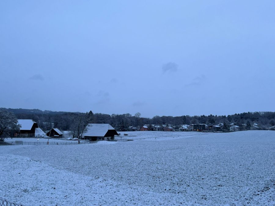 Weisses erwachen in Wabern.