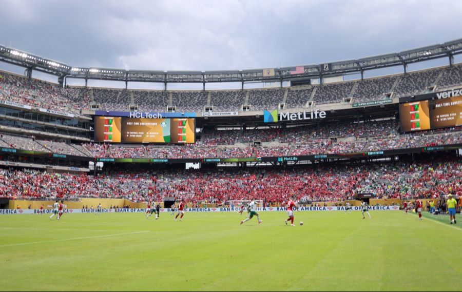 MetLife Stadium in New York (USA): 82'500 Plätze. Hier findet der Final statt.