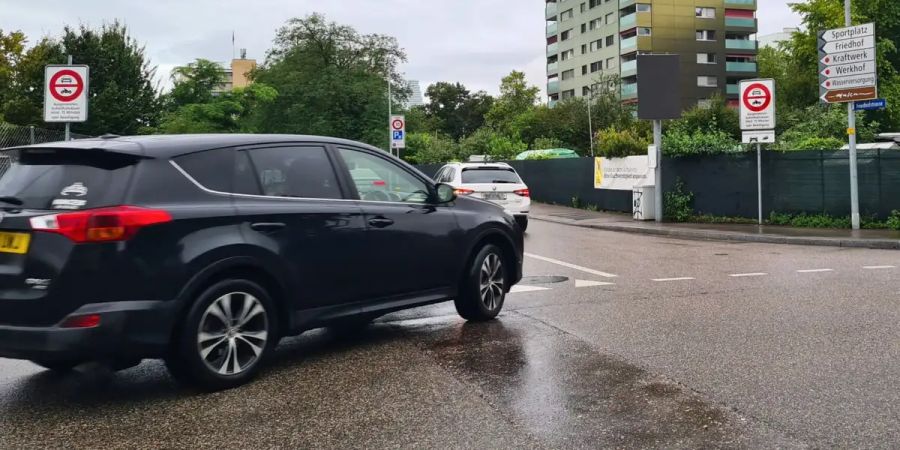 Durchfahrtskontrolle Franken Bussen Birsfelden