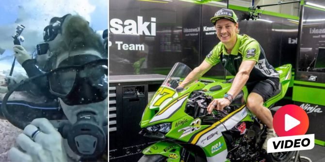 Dominique Aegerter Haie Kawasaki