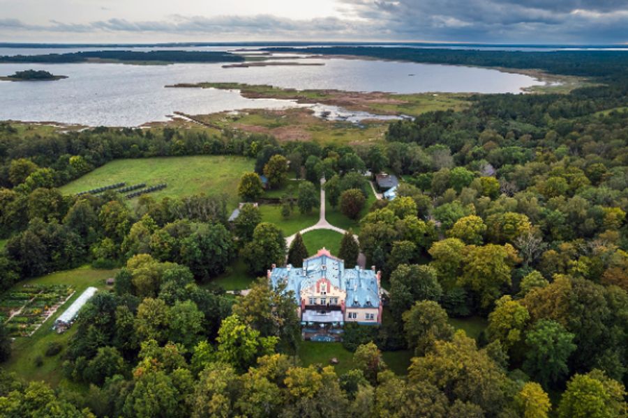 Wald Hotel Wasser Anwesen
