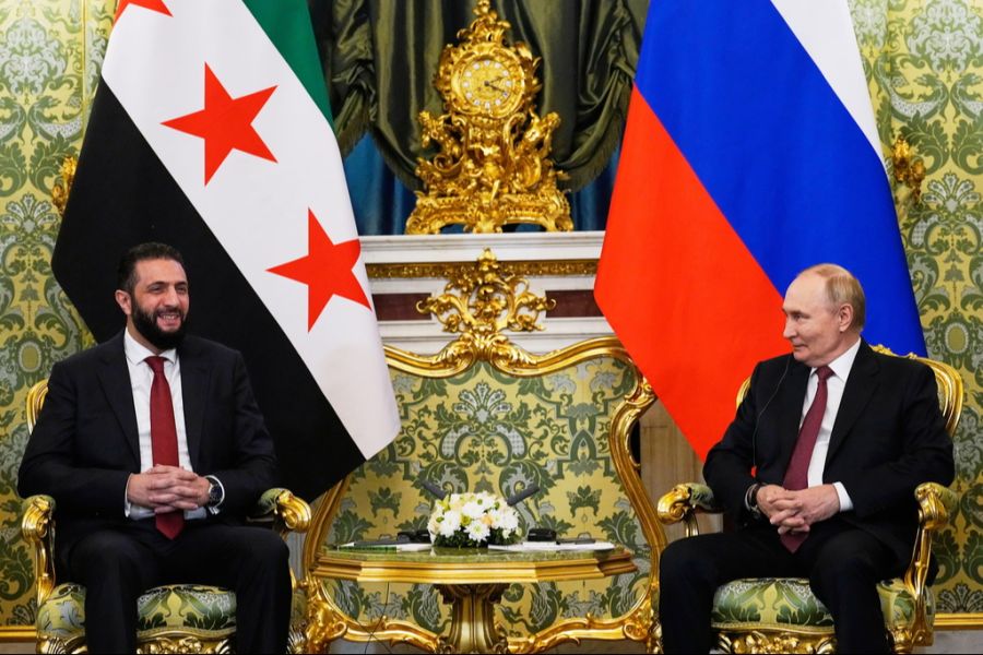 Auch mit Russlands Präsidenten Wladimir Putin hat sich al-Scharaa bereits getroffen.