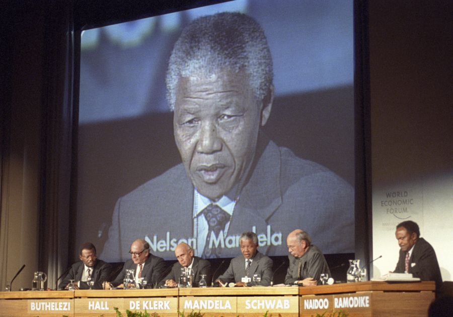 Nelson Mandela war einst Teilnehmer des WEF.