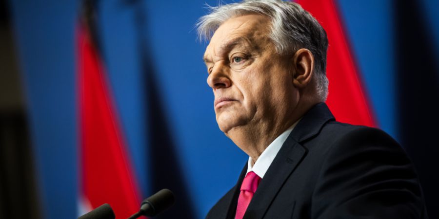 ARCHIV - Der ungarische Ministerpräsident Viktor Orban spricht bei seiner jährlichen Pressekonferenz in Budapest, Ungarn. Foto: Marton Monus/-/dpa