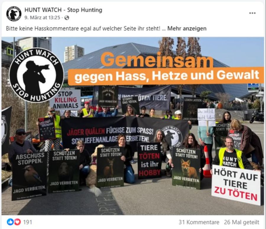 Jagdmesse Schweiz Demo