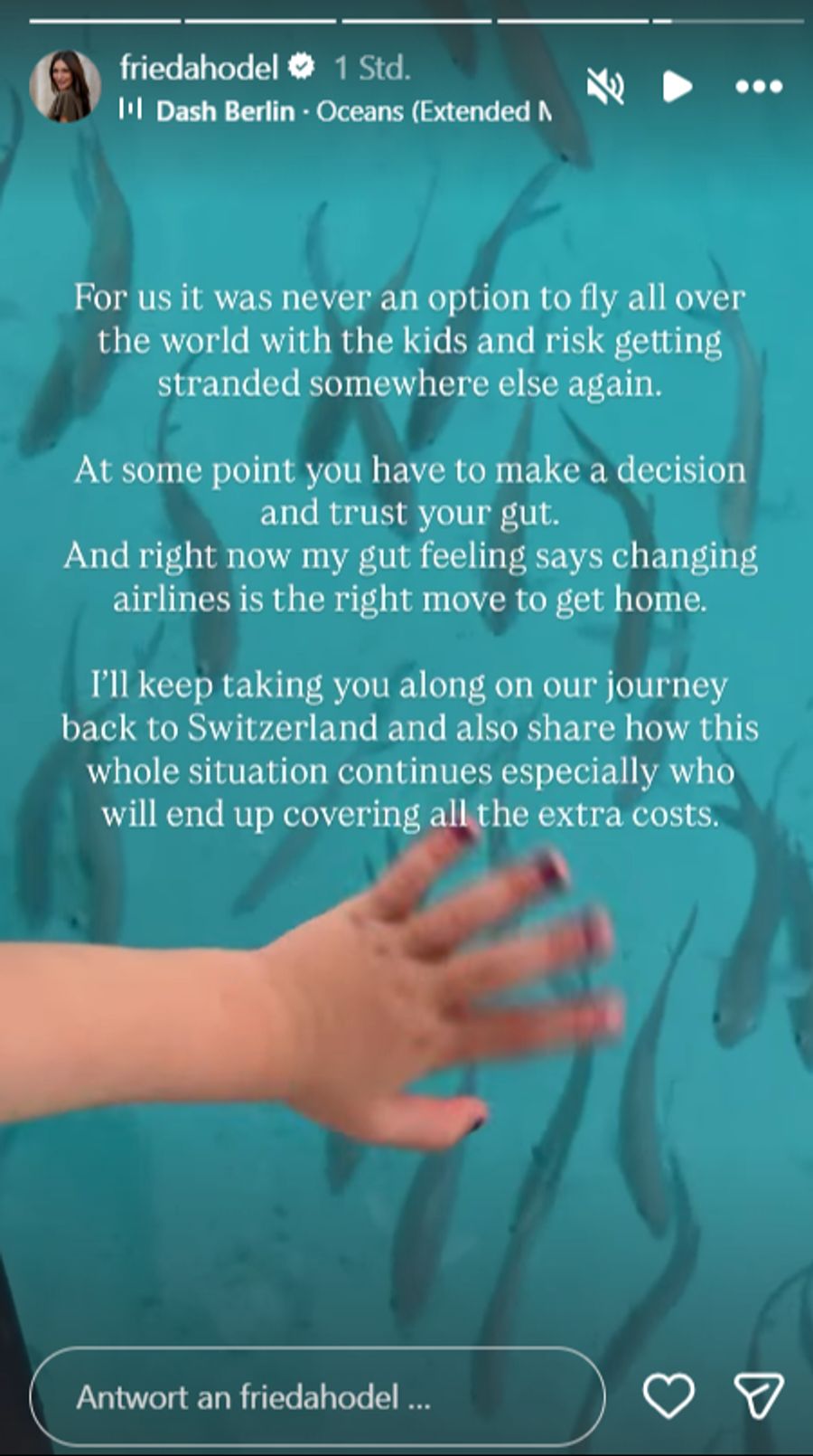 Doch manchmal müsse man eine Entscheidung treffen.