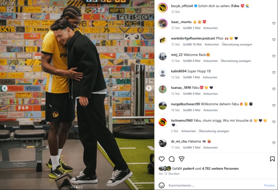 Für Joel Monteiro gibt es eine Umarmung.