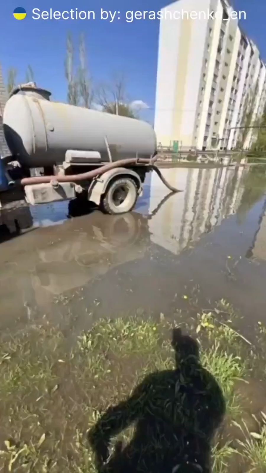 Das veraltete und überlastete Abwassersystem ist kollabiert.