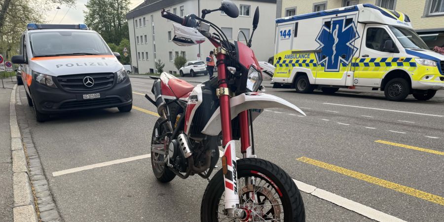 Unfall Motorrad