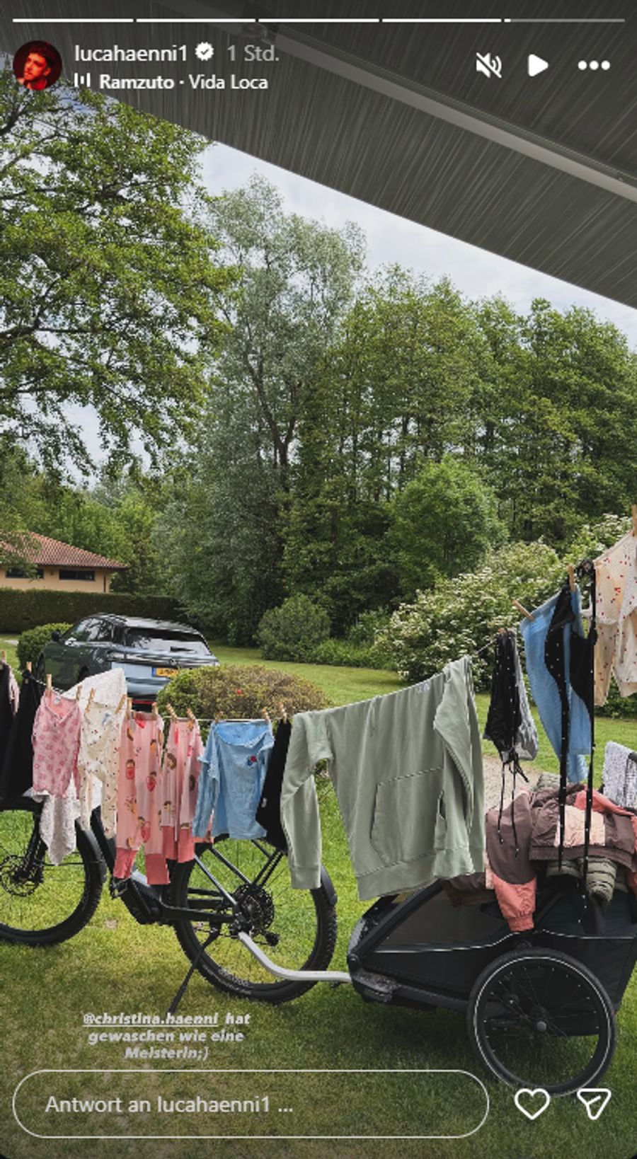 Christina hat gewaschen «wie eine Meisterin», schwärmt Luca Hänni.