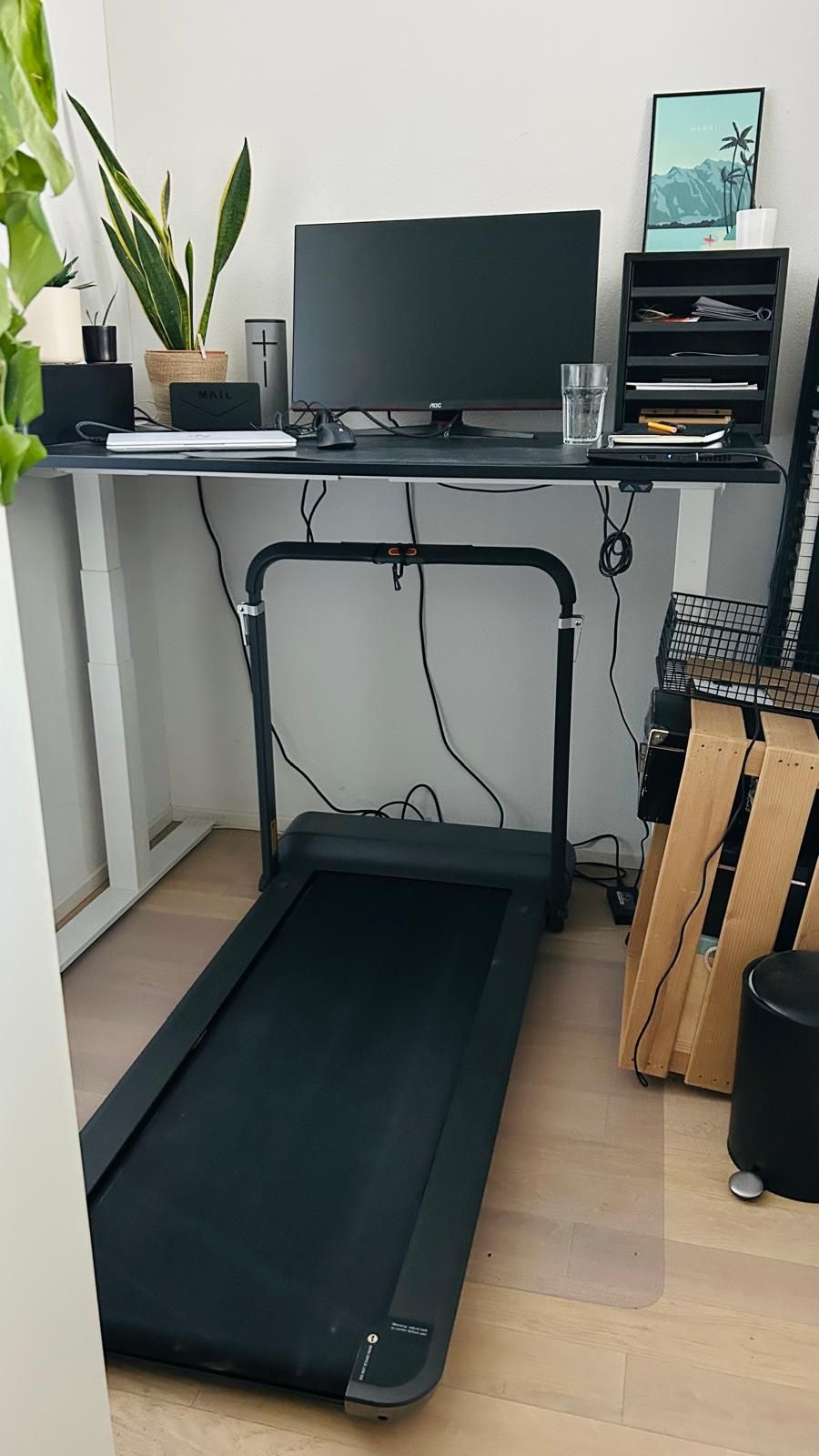 Laufbänder wie diese für unter das Pult boomen.