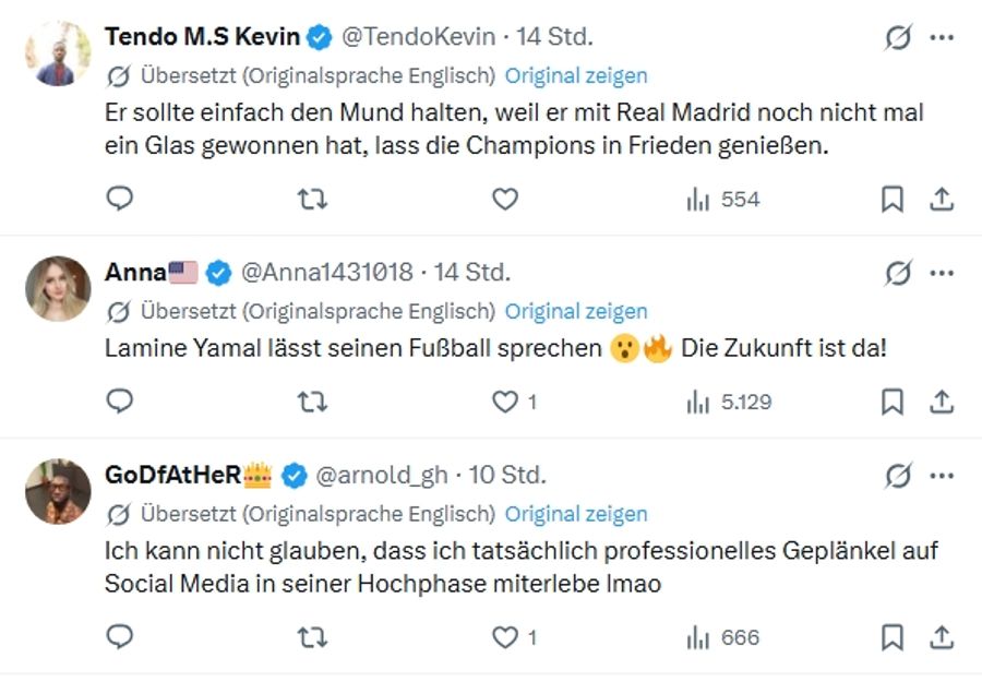 die Meinungen über den Post von Yamal sind ausgeglichen.