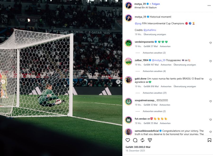 Matvey Safonov hält letzten Dezember beim Fifa Intercontinental Cup vier Elfmeter.