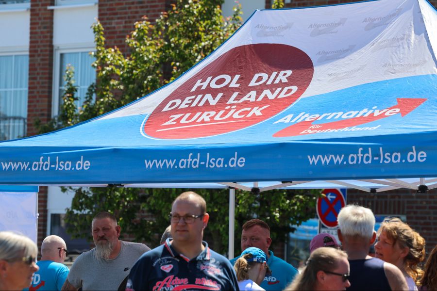 Die AfD liegt in aktuellen Umfragen in Sachsen-Anhalt bei 41 Prozent.